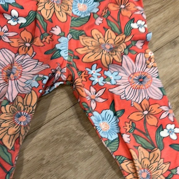 Floral Embroidered Top and Floral Leggings Set - Picture 4 of 6